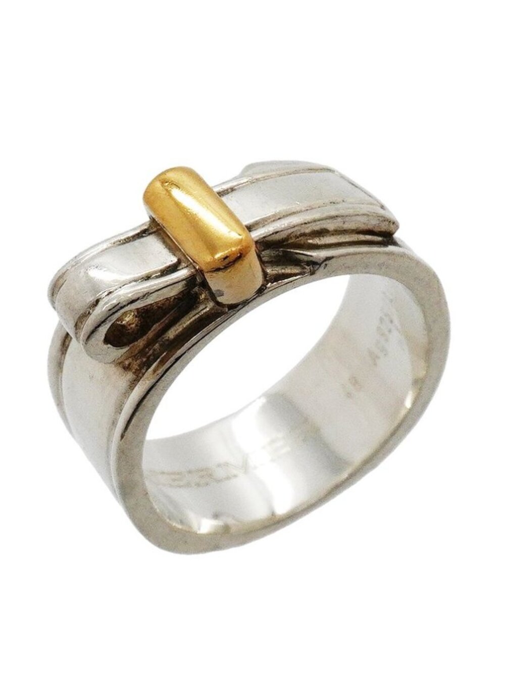 Hermes Ring Artemis 18k Yellow Gold 925 Sterling Silver